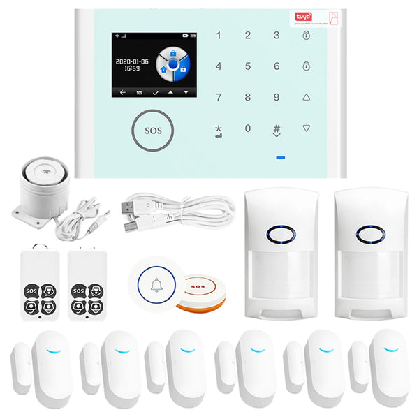 CS118 WiFi+GSM+GPRS 3-in-1 Intelligent Home Alarm System