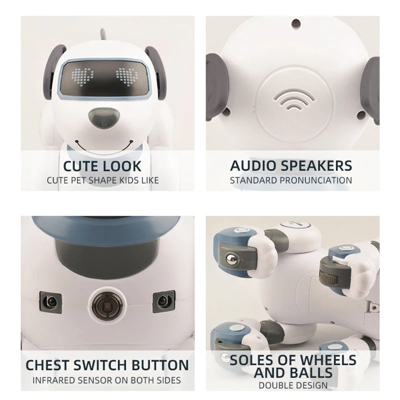 Intelligent Remote Control Robot Dog with Voice Command & Music