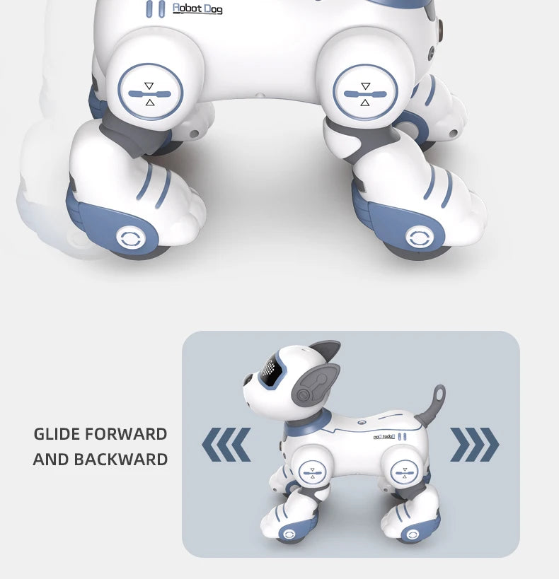 Intelligent Remote Control Robot Dog with Voice Command & Music