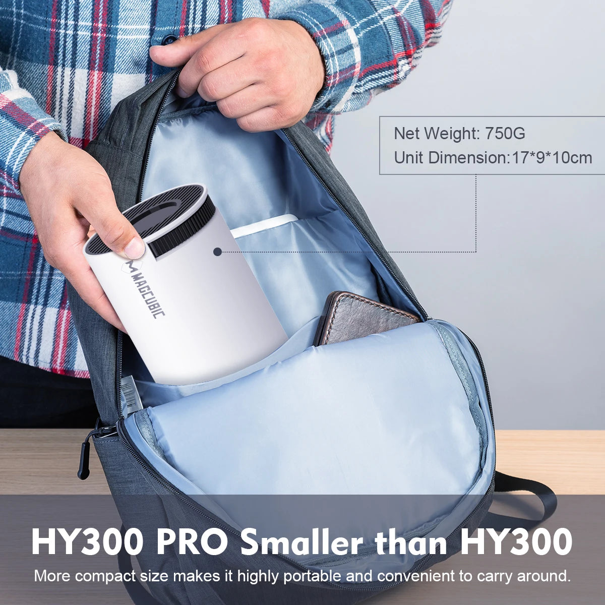 Magcubic Android 11 4K Portable Projector HY300 Pro