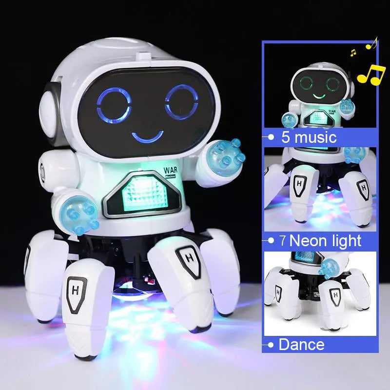 Kids Dance LED Octopus Robot Toy