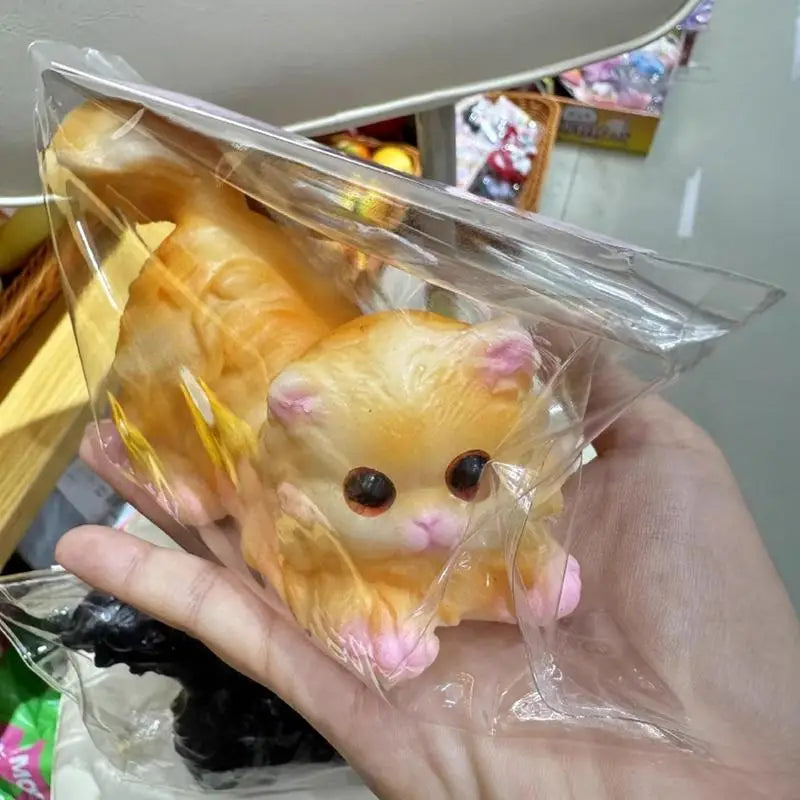 Anxiety Relief Realistic Cat Squeeze Toy for Stress Relief
