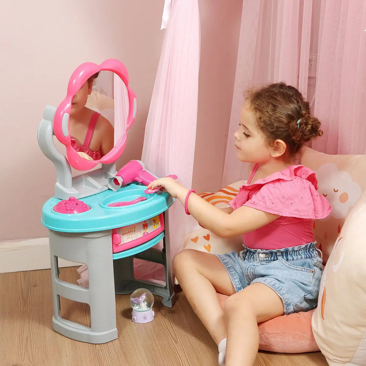 18-Piece Pretend Hair Styling Set for Girls (Ages 3+)