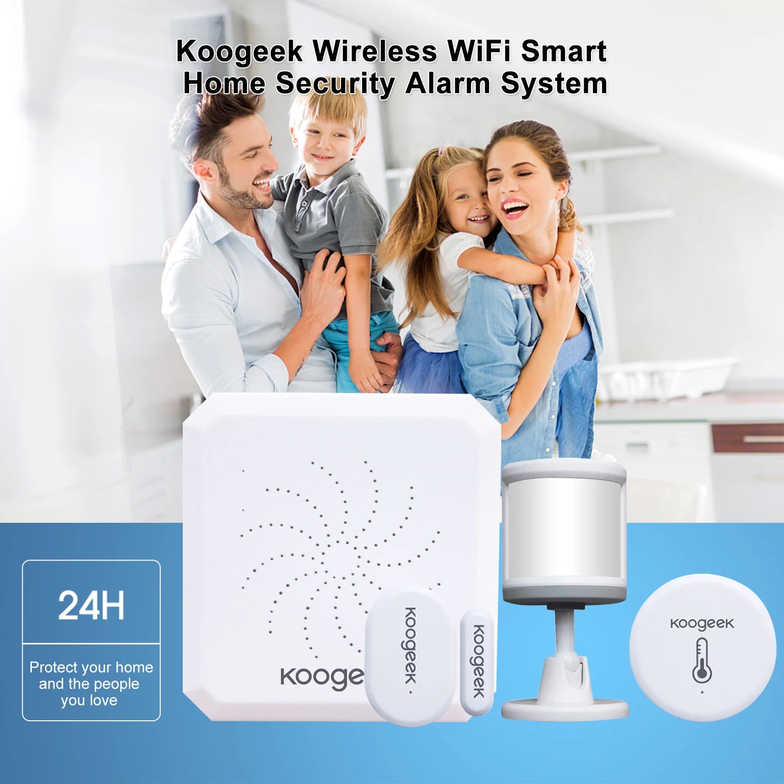 Wireless WiFi Smart Home Security Alarm System