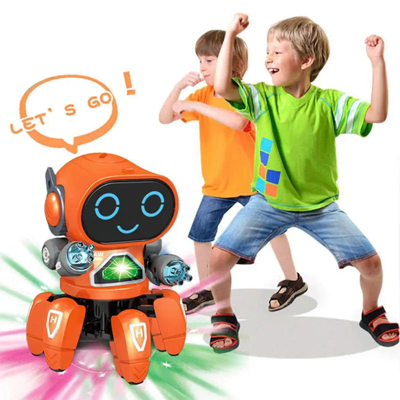 Kids Dance LED Octopus Robot Toy