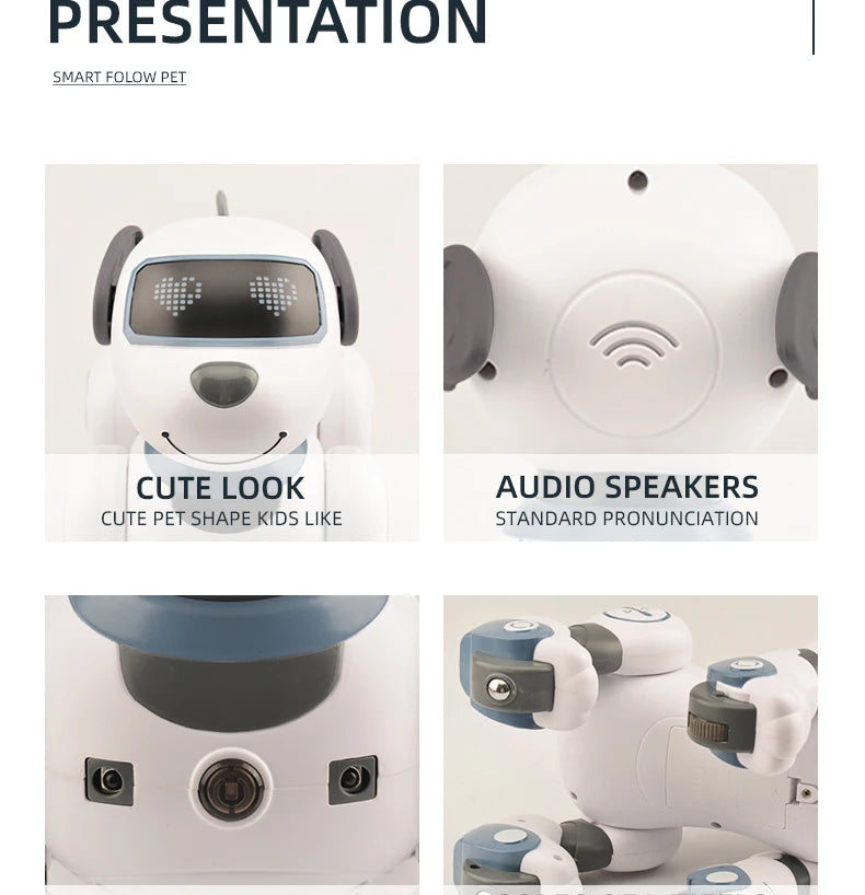 Intelligent Remote Control Robot Dog with Voice Command & Music