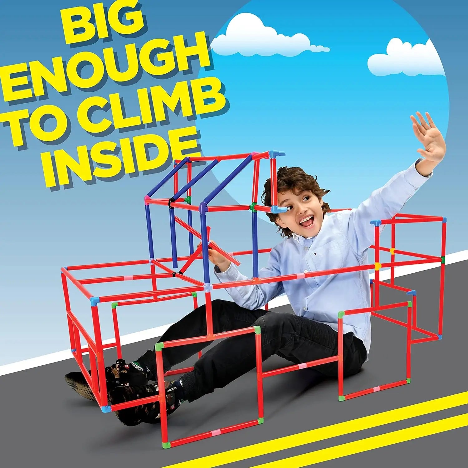 Fort Building Kit for Kids – 510 Pcs Creative Fort Toys for Boys & Girls (Ages 5-10)