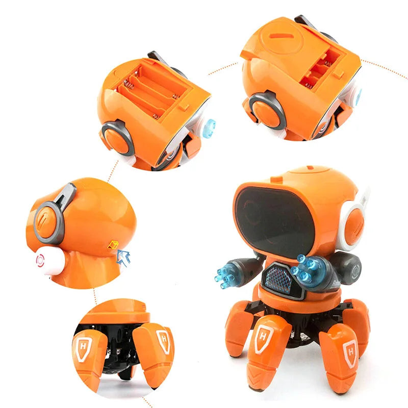 Kids Dance LED Octopus Robot Toy