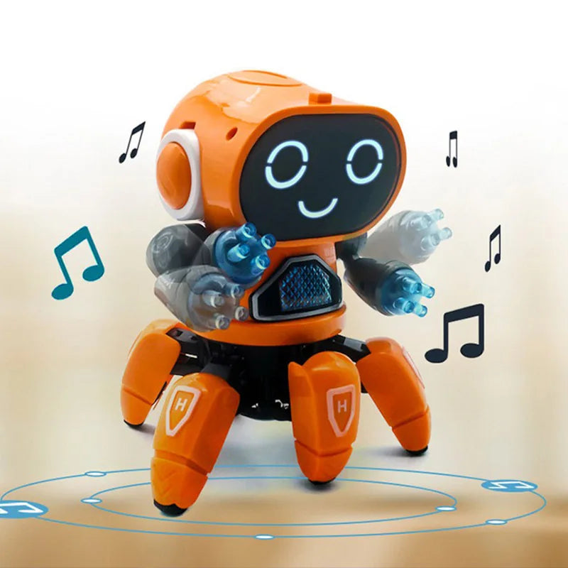 Kids Dance LED Octopus Robot Toy