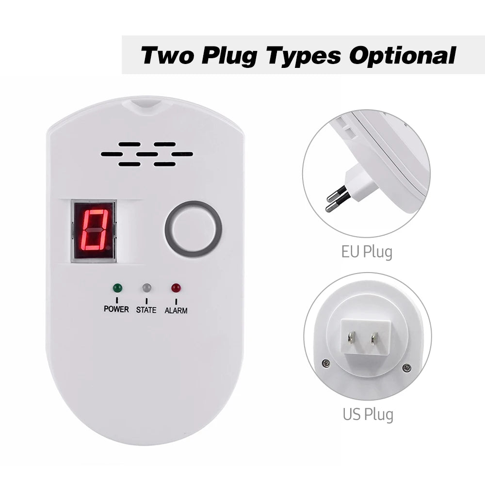 BRJ-502D Digital Gas Leak Detector (US Plug)