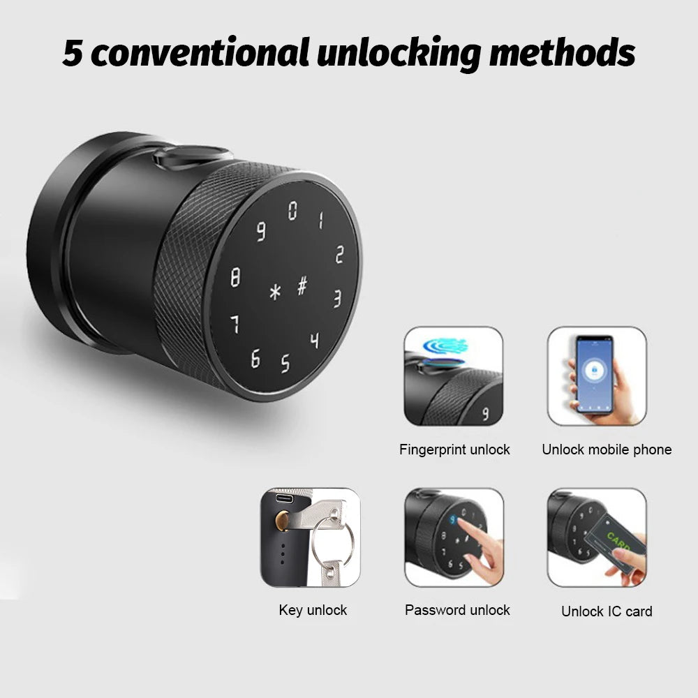 5-in-1 Smart Door Lock with Biometric Keyless Entry
