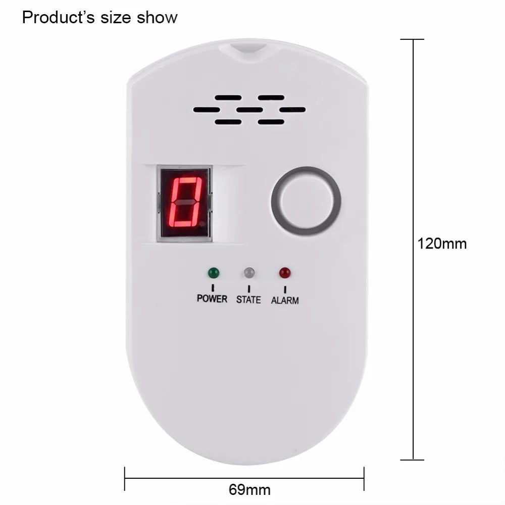 BRJ-502D Digital Gas Leak Detector (US Plug)