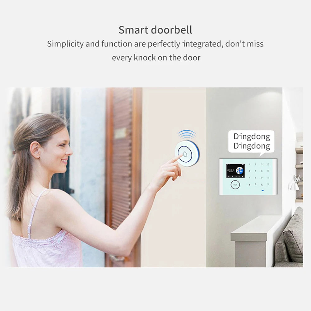 CS118 WiFi+GSM+GPRS 3-in-1 Intelligent Home Alarm System