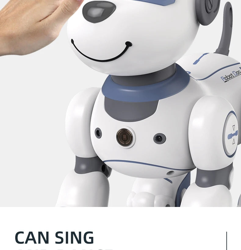 Intelligent Remote Control Robot Dog with Voice Command & Music