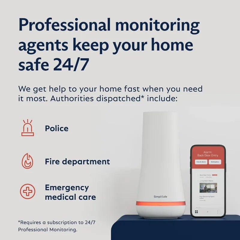 SimpliSafe 8-Piece Wireless Home Security System
