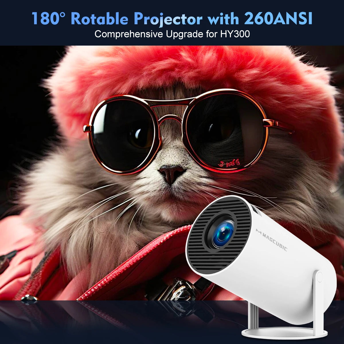 Magcubic Android 11 4K Projector HY300 Pro