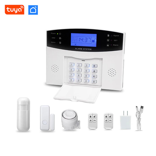 Tuya Smart WiFi GSM Alarm System with LCD Display