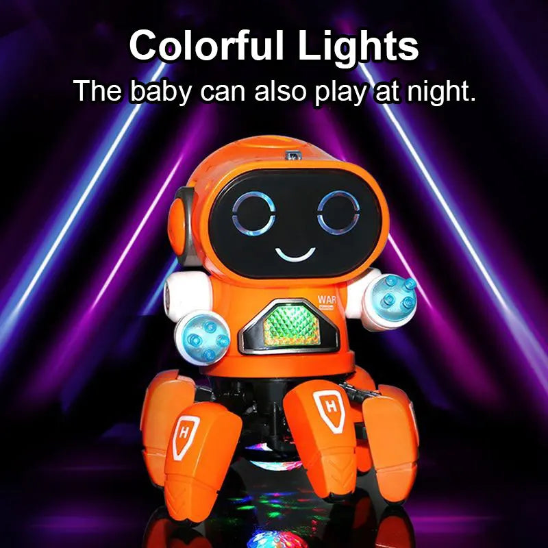 Kids Dance LED Octopus Robot Toy