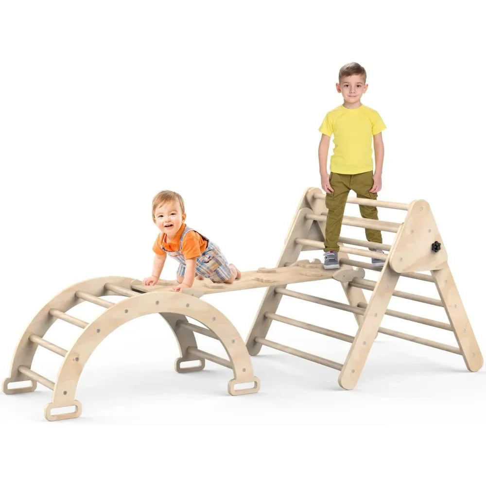 Foldable Climbing Triangle Ladder Toy for Kids