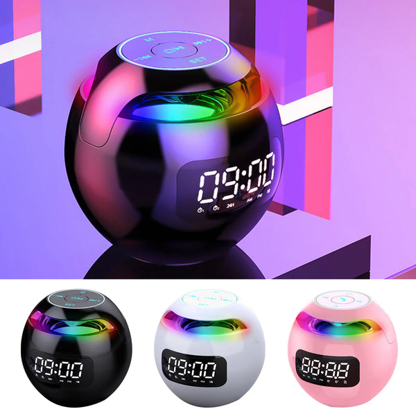 LED Smart Alarm Clock with Bluetooth Speaker
