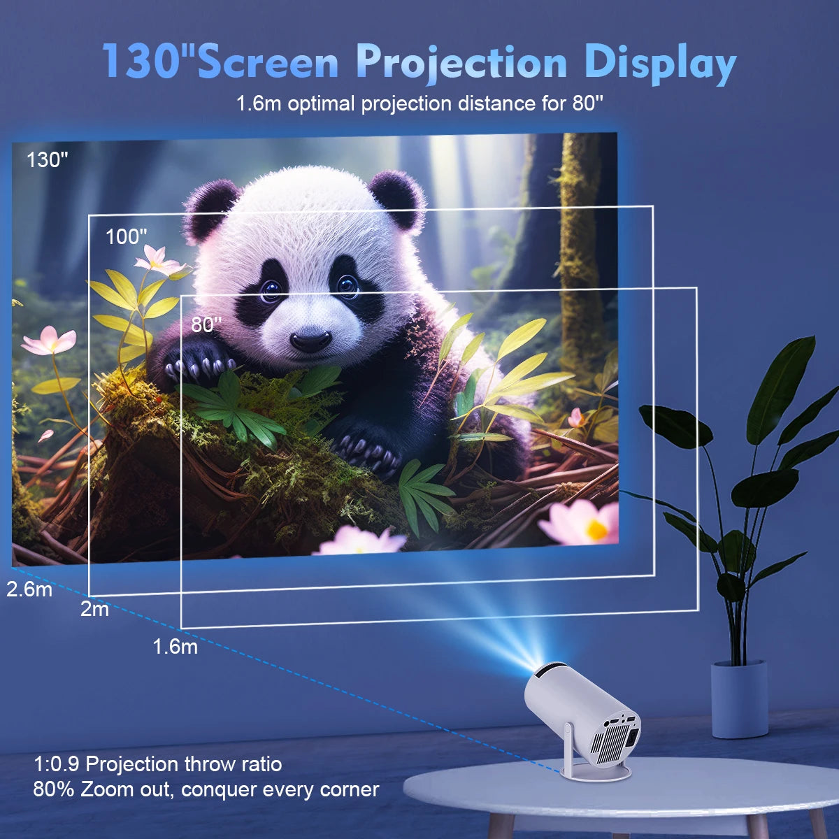 Magcubic Android 11 4K Projector HY300 Pro