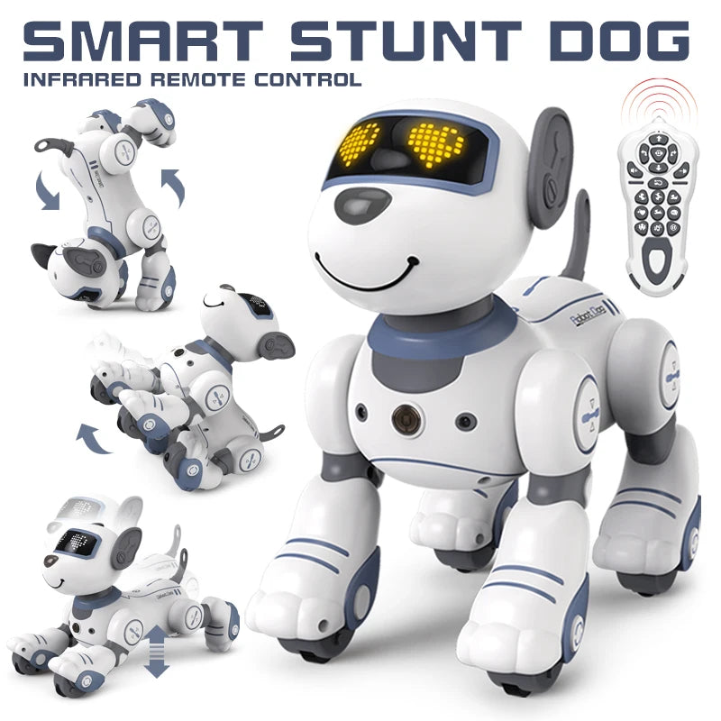 Intelligent Remote Control Robot Dog with Voice Command & Music
