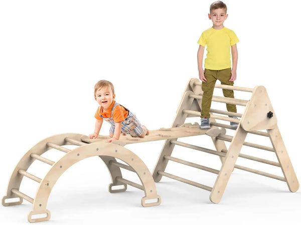 Foldable Climbing Triangle Ladder Toy for Kids
