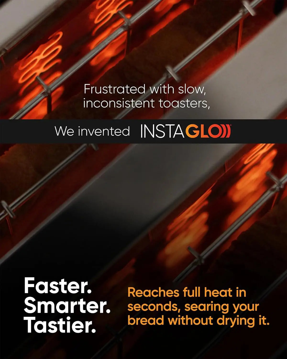 High-Speed 2-Slice Smart Toaster with Touchscreen & Panini Mode