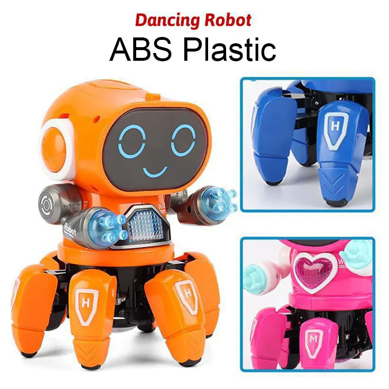 Kids Dance LED Octopus Robot Toy