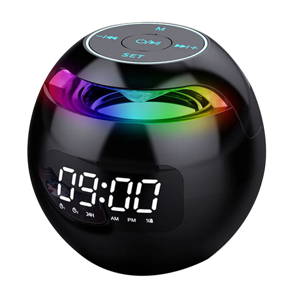 LED Smart Alarm Clock with Bluetooth Speaker