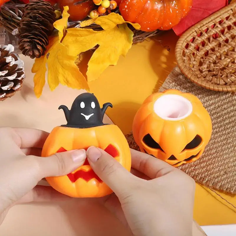 Halloween Pumpkin Ghost Stress Relief Fidget Toy