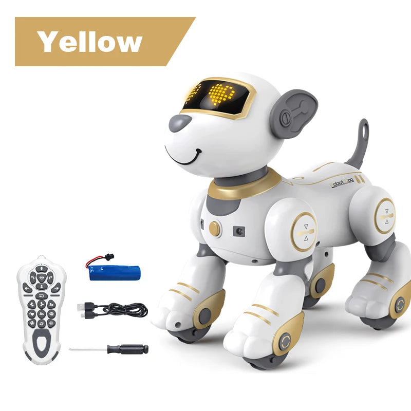Intelligent Remote Control Robot Dog with Voice Command & Music