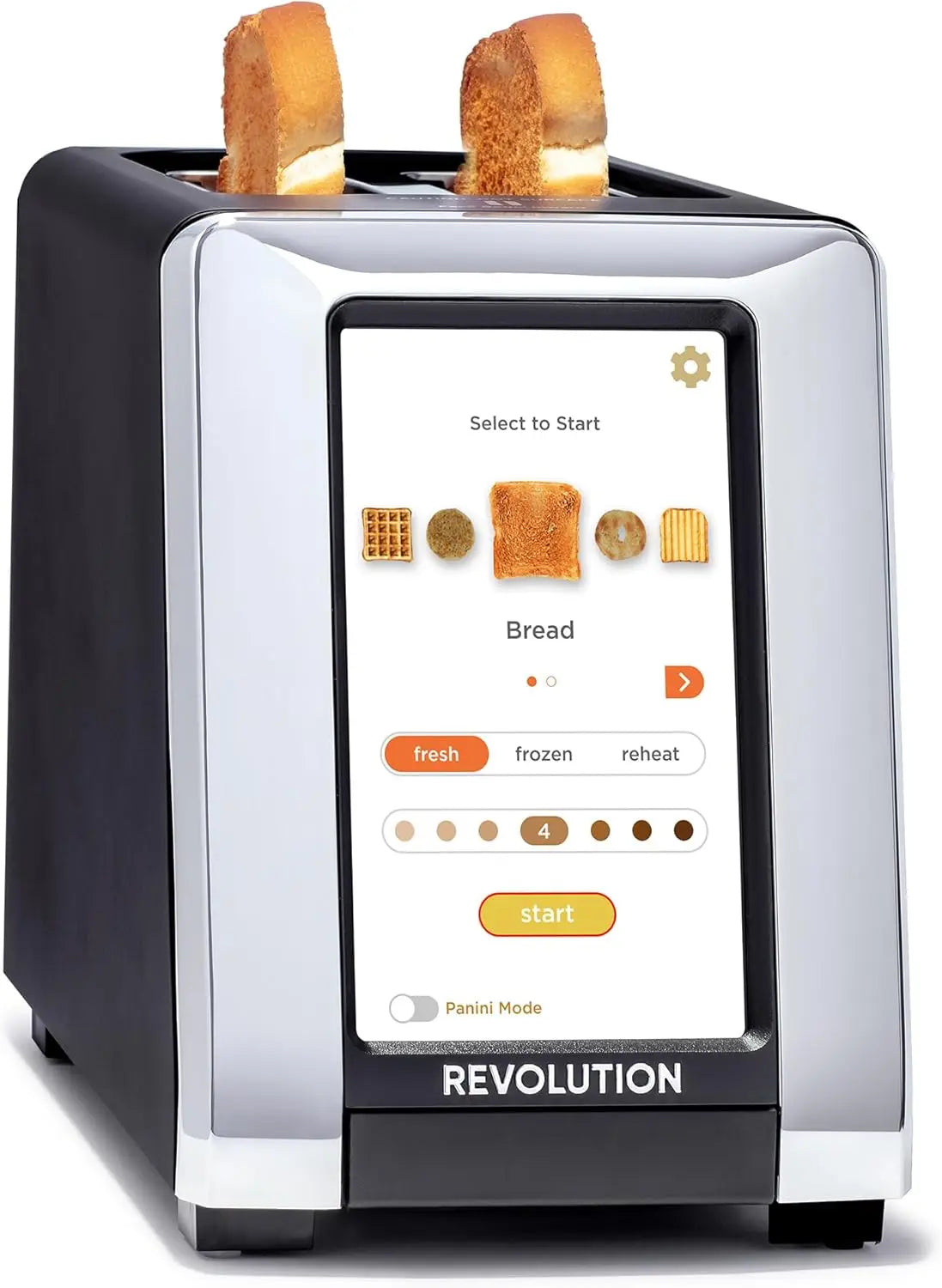 High-Speed 2-Slice Smart Toaster with Touchscreen & Panini Mode