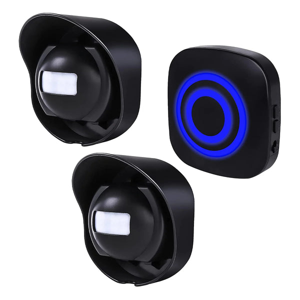 Multifunctional Wireless Driveway Alarm – Waterproof Motion Sensor (1 Receiver, 2 Transmitters)