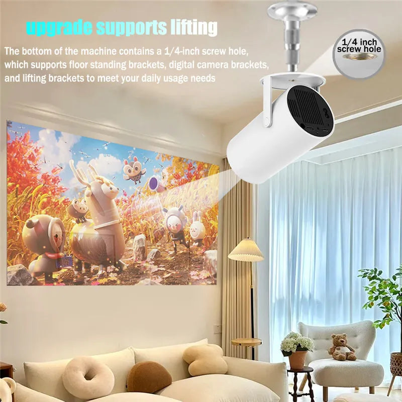DITONG HY300 Plus 4K Portable HD Projector