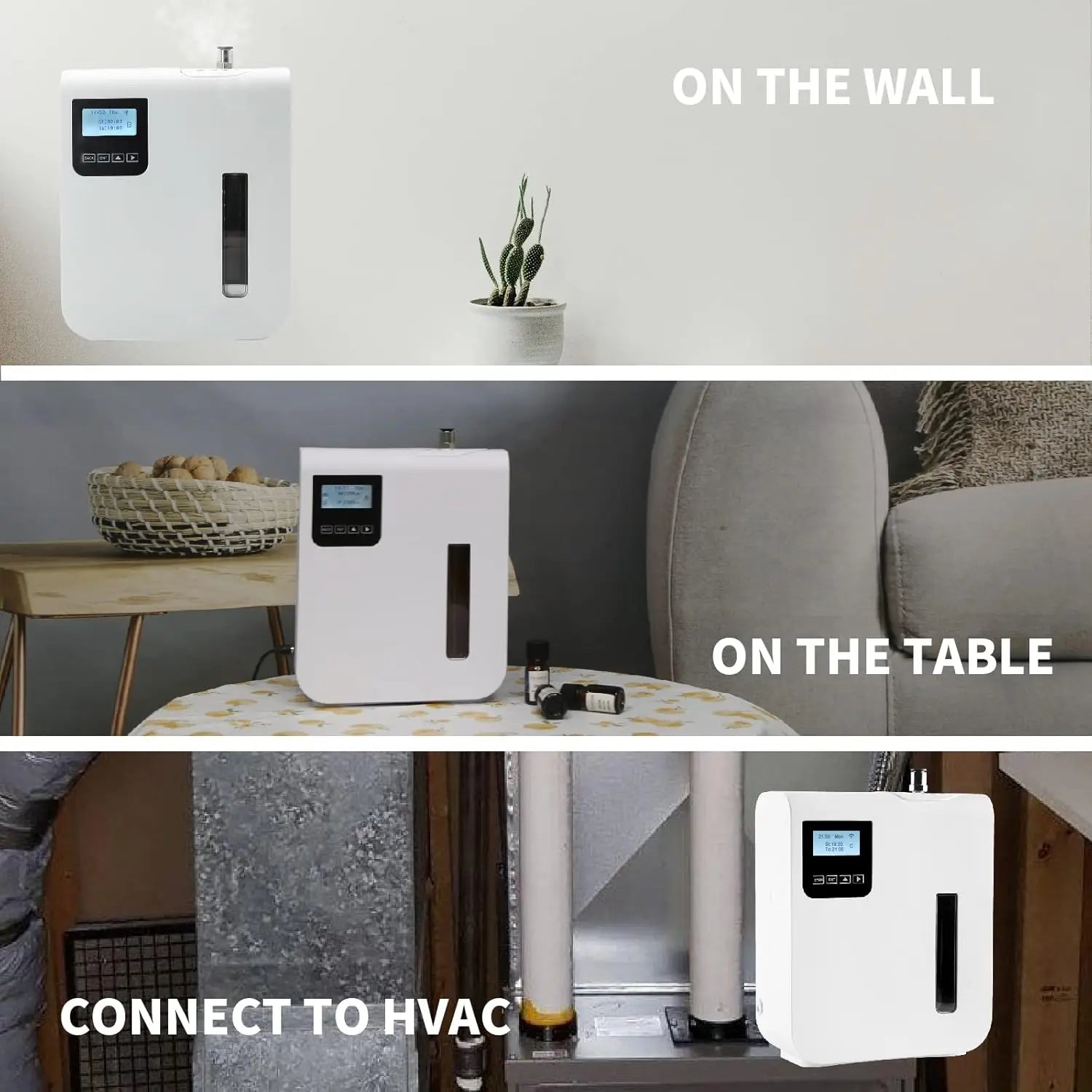 WiFi Smart Essential Oil Diffuser with Cold-Air Diffusion