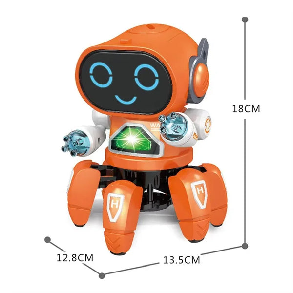Kids Dance LED Octopus Robot Toy
