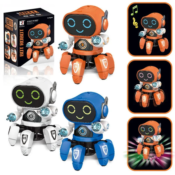 Kids Dance LED Octopus Robot Toy