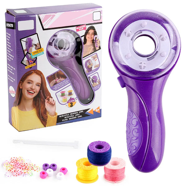 Electric Hair Braider Kit for Kids - DIY Automatic Hair Decoration Tool