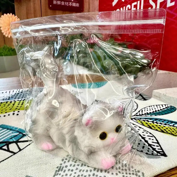 Anxiety Relief Realistic Cat Squeeze Toy for Stress Relief